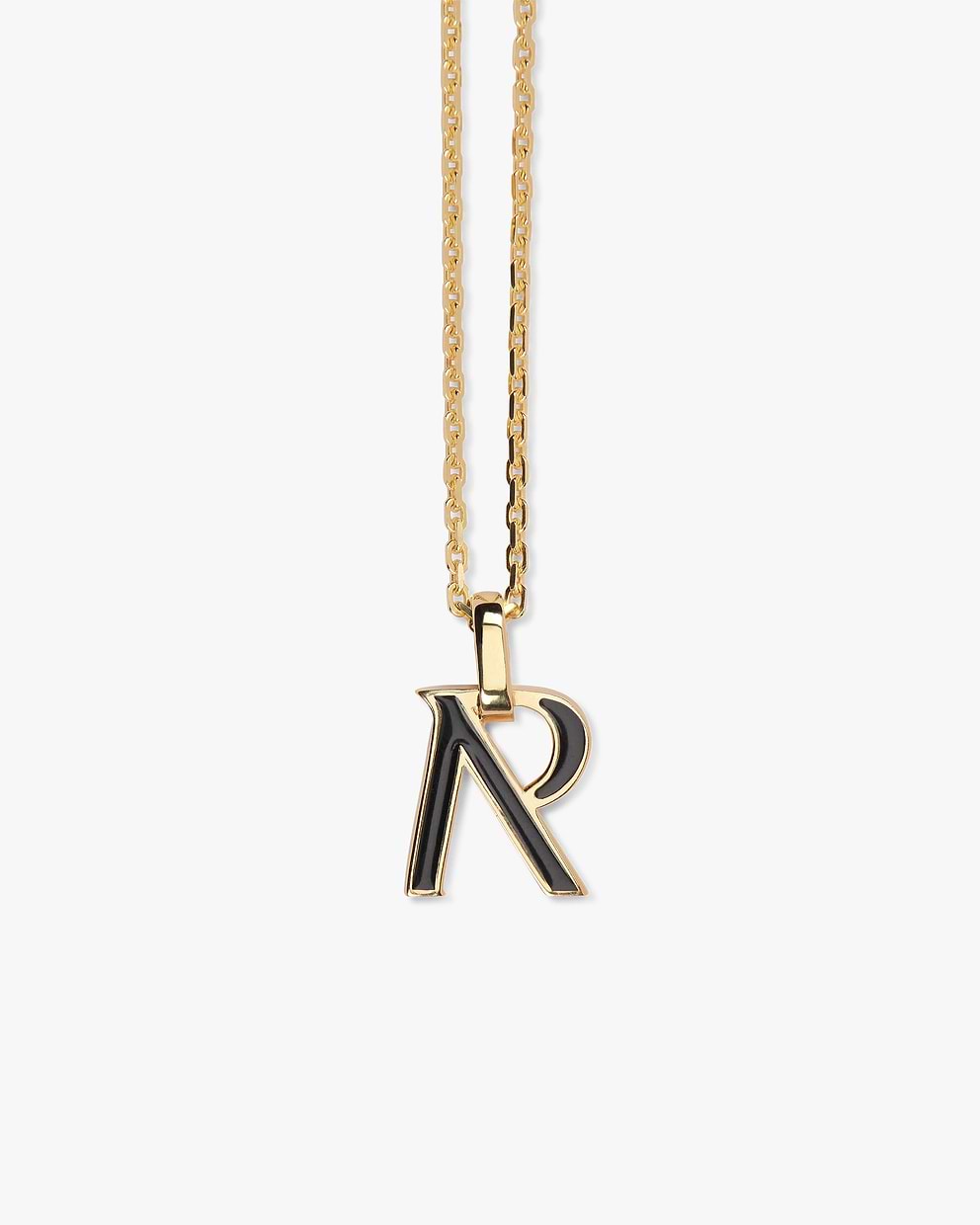 R Pendant - Gold Plated